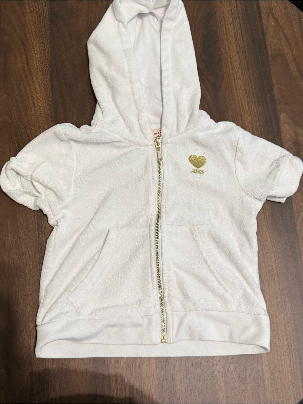 Girls juicy couture swim cover up towel shirt